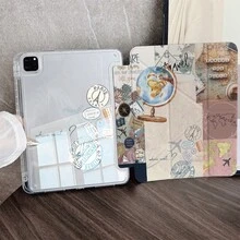 Travel 1 Piece Protective Tablet Case Folio Table Case With Pen Holder Compatible With IPad 10.9/10.2/ Air 5th Gen/Pro11/10th/9.7/Air 2/ (7th Gen)/ (8th Gen)/ Air 4/5/ Pro 11/ 10th Generation 10.9-Inch 2022 Smart Case/ Air 13(M3 2025)/ Air 11(M3 2025)/ Air 11(M3 2025)/ 11(A16 2025)/Compatible With Galaxy Tab S10+/S9/A9,Compatible With Xiaomi5/5PR/6/6PRO/7/7PRO - Multicolor - View 8