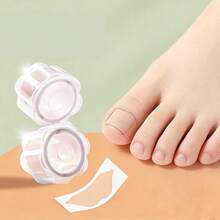 1 Box (30pcs) Multi-Function Anti-Friction Pads, Invisible Skin-Colored Heel Grips, Easy-Tear Anti-Chafing Stickers, Portable Foot Care Protectors For High Heels, Sneakers, Hands And Toes - Lip-shaped Anti-abrasion Pads - View 4