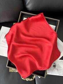 1pc Women's Silk Scarf Shawl Large Square Bandana Beach Towel Headscarf Hair Tie Headwear Clothing Accessories Headband Shawl Bandana Top Headwrap Square Scarf Bandana - Multicolor - View 20