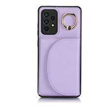PU 人造皮革手機殼，相容 Galaxy A17 A56 A36 A26 A16 A55 A35 A15 A54 A14 A73 A53 A13 A72 A52 A71 A51 4G 5G，附環形支架，RFID 防盜錢包手機殼，相容 Galaxy S26 S25 Edge S24 S23 S22 S21 FE Plus Ultra，附支架、卡槽卡夾保護殼 - 紫色 - 查看 40