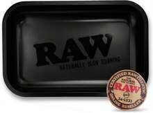 RAW Matter Black Tray Small 108" X 68"+ RAW Original Roll-Up Tips - 10 Pack - 50 Tips Per Pack - White - View 4
