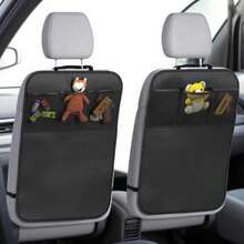 2pcs Backrest Cushion Cover, Specially Designed For The Back Of The Seat. Large Protective Pad For The Rear Seat. Protective Pad For The Rear Seat Pedal. - A - View 9