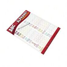 Educational Posters For Classroom Decor, Colorful Educational Posters Chart For Toddlers 1-6, ABC Chart, Numbers, Colors, Shapes, Days Of The Week, Boho Early Education Posters, Kindergarten & Preschool Classroom Must Haves - Gỗ đỏ - Xem 3
