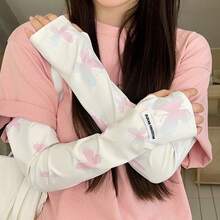 Summer Cute Dopamine Butterfly UV Protection Arm Sleeves, Essential For Cycling And Driving With Sunscreen Function - Multicolor - View 10