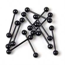 10pcs Stainless Steel Navel Rings, Body Piercing Jewelry - A Style - View 1