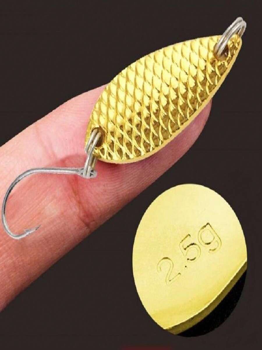 1 Set Dragon Scale Sequins, 1.5g/2.5g/3.5g Fish Scale Sequins Spoon Lure Fishing Accessories - Multicolor - View 1