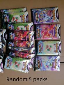 Hasbro Bộ bài Pokemon Trading Card Game 360 lá/hộp, 10 lá/gói, dòng Sword & Shield, gói mở rộng Brilliant Stars, bộ sưu tập bài, bài hiếm, đấu bài, trò chơi trên bàn, quà tặng ngày lễ, quà tặng tiệc tùng, quà Giáng sinh, quà cho trẻ em - Nhiều màu - Xem 7