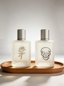 30ml Gothic Aesthetic Perfume Bottle, Vintage Refillable Spray Bottle, Matte Glass Portable Travel Container With Alloy 3D Rose And Skull Decor, Leak-Proof Portable Decanting Bottle, Suitable For DIY Perfume, Cosmetics Storage, Home Decor, Christmas & Birthday Gift (With Dropper/Funnel/Sprayer) - Multicolor - View 7