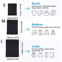 1/3pcs Thickened Fine Mesh Laundry Wash Bags, Washing Machine Garment Protection Bags For Delicates, Bras, Sweaters - Multicolor - View 11