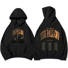 THE FALL OFF World Tour 2026 Hoodies J. COLE Rapper Design Graphic Sweatshirt Long Sleeve Fleece Hooded Pullovers Print Clothing - 500993-đen - Xem 1