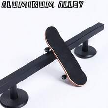 25mm Black Square Aluminum Alloy Professional Fingerboard Slide Rail, Essential For Advanced Fingerboard Tricks - Black - View 2