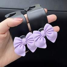 Car Hook Strong And Stable Small Hook Hidden Multifunctional Storage Rear Seat Hook,Back Of Car Accessories, Cute Bow, Rear Seats, Multifunctional Small Hooks - Plastic - View 17