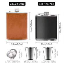1pc 7oz Stainless Steel Portable Flask - Life Is Full Of Important Choices - Suitable For Interesting Golfers, Professional Outdoor Enthusiasts, Unique Gift For Men, Ideal For Outdoor Activities, Parties, Special Occasions, And A Thoughtful Father's Day Present. - Multicolor - View 4