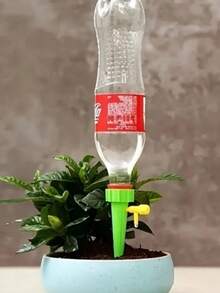 16 Piece Set Of Automatic Self-Priming Drip Irrigation System With Timed Watering And Adjustable Flow Function - Leak Proof Set, Suitable For Potted Plants, Flower Beds, Greenhouses -/Automatic Watering System - Upgraded Version - View 1