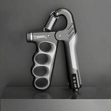 1 pieza Entrenador de fuerza de agarre mecánico, entrenamiento preciso para fortalecer la fuerza de la mano. Resistencia ajustable de 5-100kg, cubre rehabilitación hasta desarrollo muscular profesional. Contador mecánico que registra automáticamente las repeticiones. Ranura de agarre ergonómica de 4 dedos que se ajusta a la forma de la mano para una fuerza uniforme. Equipo eficiente para mejorar la fuerza de agarre, brazo y muñeca. - Multicolor - Ver 13