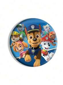 Paw Patrol 5枚/1枚汪汪队卡通圆形徽章，直径58毫米，颜色和款式随机，狗狗特工队标志贴纸，可爱狗狗造型胸针，徽章别针，卡通徽章，背包挂件，服装装饰贴纸，适用于包包、衣服、帽子，最佳生日和毕业礼物，实物可能与图片略有不同 - brooch - 查看 7