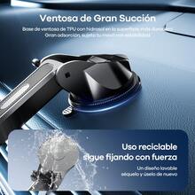 REMAX Soporte de teléfono para coche universal de 4-7 pulgadas, montado en el salpicadero, ajustable en múltiples ángulos, adecuado para iPhone y teléfonos Android, accesorios para coche, esencial para conducir - XK156 - Ver 7
