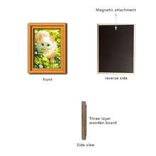 1 pieza Imán de refrigerador de gatito lindo - Arte de gato de acuarela con flores. Ideal para cocinas, refrigeradores, pizarras blancas y gabinetes del hogar; un regalo creativo para amantes de las mascotas. - multicolor - Ver 11