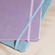 1pc 2025-2026 Weekly & Monthly Planner Notebook, Leather Spiral Bound Agenda, Office Diary, Student Writing Memo Pad, Calendar - 25-26mm Notebook - View 8