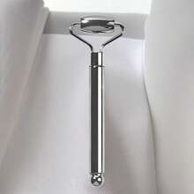 Metal Heart-Shaped Gua Sha Board, Facial Massage Roller Tool, Skin Care Massager For Full Body - Silver - View 7