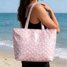 Women's Beach Bag, Towel, Toiletry Organizer Tote Bag, Shoulder Handbag, Ideal For Daily Swimming Pool And Travel, Essential For Home And Vacation - Multicolor - View 4