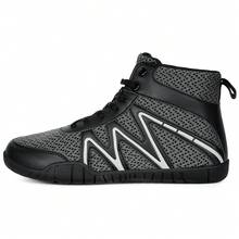 Wrestling Shoes Mens Boxing Shoe Fitness Sneakers Zero Drop Sole - Dark Grey - View 2