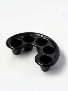 Nail Five-Hole Soaking Bowl 1pc - Black - View 2