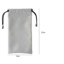 Túi dây rút chống bụi, túi đựng tai nghe Bluetooth, túi đựng đồ dày dặn, túi đựng điện thoại di động, sạc dự phòng, máy ảnh, túi nhung, chuột không dây CC - dây rút - Xem 12