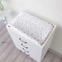 32"X16" Star Pattern Unisex Soft Changing Pad Cover, Suitable For Baby Cradle Bed, Infant Essential, Baby Shower Gift - Multicolor - View 4