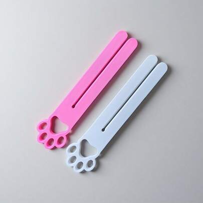 Cat Food Squeezer Tool With Opening Design, Suitable For Various Bag Sizes, Cat Food Dispenser, Portable Cat-Shaped Paste Bag Squeezer Tool, Ergonomic Handle Design, Easy To Operate And Clean