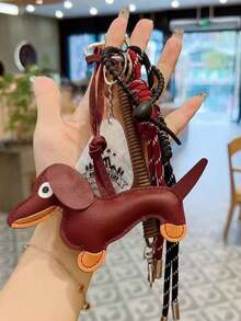 Dachshund Bag Charm - Tennis Luxury Cartoon Keychain, Great Party Gift, Suitable For Friends, Couples, Birthday And Holiday Gifts - Multicolor - View 5