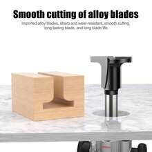 6mm 1/4" Shank, Carbon Glass Plate, Bending Router Bit, Half Round Flat Grooving Angle Cutter, Woodworking Tools, 1. 2J2U - 6.35XR2 - View 3