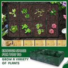 或许可以用网格种植袋、PE防水网状种植袋、带排水孔的可重复使用蔬菜种植袋（适用于西红柿和土豆）。 - 墨綠色 - 查看 4