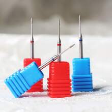 3/32英寸俄罗斯金刚石指甲钻头 - 专业指甲角质层和底部清洁研磨钻头,电动美甲工具,用于去除老茧 - 彩色 - 查看 9