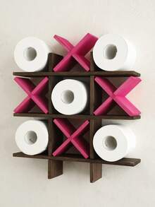 1 Stück Bohemian Stil Toilettenpapierhalter, Badezimmer Aufbewahrungsregal, minimalistisches Badezimmer Zubehör Wandhalterung, geometrisches Muster Wandregal, schwebendes Pflanzregal, Buch- und Vasenaufbewahrung Wandhalterung, geeignet zur Dekoration von Wohnzimmer, Schlafzimmer, Büro und Bibliothek - Verschiedenfarbig - Übersicht 6