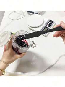 Muỗng silicon, dụng cụ cạo kem bánh, bơ đậu phộng chịu nhiệt, dụng cụ cạo bột trộn, dụng cụ cạo bánh mì chống dính, dụng cụ cạo tô trộn nhà bếp bằng cao su, cán dài. - Xem 5