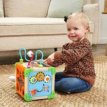 CdbdfsLeapFrog Touch And Learn Electronic Musical Light-Up Wooden Activity Cube Toy Animal Themed Ages 1 And Upfhrsdf - As Pic - View 6