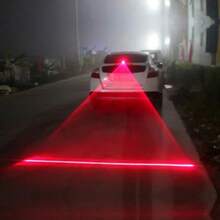 LED Laser Car Fog Light, Anti-Collision Rear Vehicle Light, Brake Warning Lamp, Anti-Collision Rear Fog For Car End INBN - A - View 4