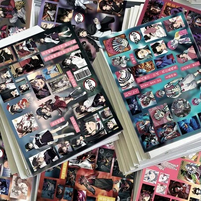 8pcs Classic Anime Series Photo Graffiti Stickers, Suitable For Collection And Decoration, Can Be Used For DIY Notebook, Phone Case, Tablet And Luggage, High-Definition Color Printing