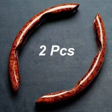 Bộ 3 bọc vô lăng vân gỗ hồng mộc cao cấp, phụ kiện nội thất ô tô, thiết kế siêu mỏng chống trượt, thấm hút mồ hôi, tránh mỏi tay, kết cấu chống trượt kiểu ngắn siêu mỏng, chắc chắn và không bị rơi ra, phù hợp với nhiều dòng xe. - 3 cái - Xem 6