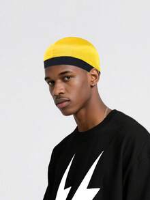 2pcs Moisture Wicking Headband, Quick Dry Sports Headband, Letter Print Hip Hop Style Headband, Unisex Skull Cap Pirate Headwear - A - View 11