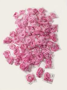 10pcs/Pack Disposable Individually Packaged Shower Caps - Pink - View 7