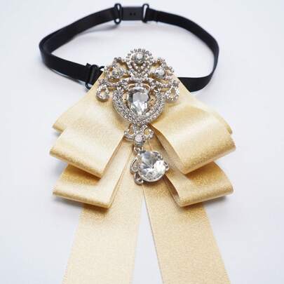 1 chiếc nơ đeo cổ bằng vải dệt kiểu dáng thường ngày