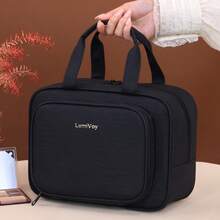 Large Capacity Compartmentalized Cosmetic Bag, Travel Toiletry Organizer, Portable Makeup Case, Small Handheld Cosmetic Box - Multicolor - View 10