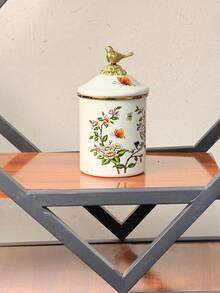 Hộp đựng gia vị hình chim họa tiết cổ điển, thích hợp để trang trí phòng khách, đựng đồ dùng nhà bếp, đặt trên bàn ăn. Là món quà nhỏ ý nghĩa dành tặng bạn bè và gia đình. - Xem 6