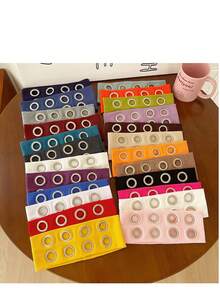 1件朋克风镂空弹力发箍，金属摇滚蒸汽朋克设计，运动休闲百搭，瑜伽秋冬保暖围巾发饰，冬季运动日常多用途女士配饰，生日礼物，发饰，发圈，女士发饰，发圈，发绳 - 彩色 - 查看 3