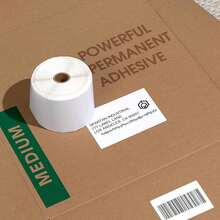 4/2/1Roll- 2.76" X 1.57" Direct Thermal Labels, Perforated Barcode Address Labels, Compatible With Rollo & Zebra Desktop Printers - 1000/Roll - Multicolor - View 4