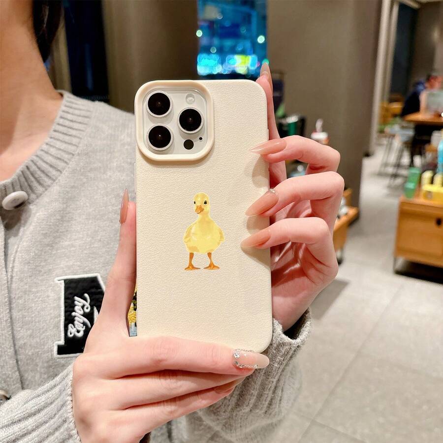 1个可爱小鸭图案手机壳，兼容 17 Pro Max/17 Pro/16 Pro Max/16 Pro/16/15 Pro Max/15 Pro/15/14 Pro Max/14/13 Pro Max/13 Pro/13/12 Pro Max/12 Pro/12/11 - 彩色 - 查看 1