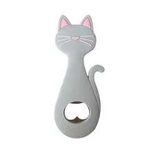 Ouvre-bouteille aimant de réfrigérateur en forme de chat rose, cadeau de mariage décoration de la maison ; Aimant de réfrigérateur en forme de chat noir, autocollant magnétique créatif - Multicolore - Voir 10