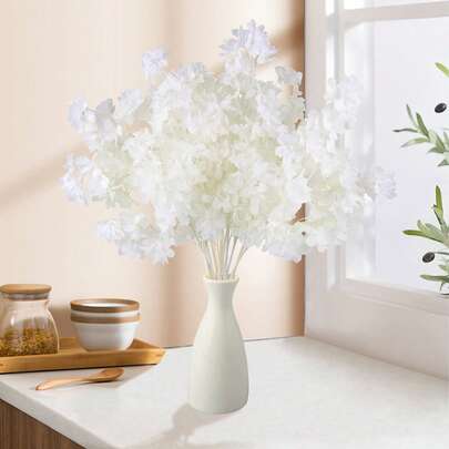 1/3 cành hoa anh đào nhân tạo để trang trí, bình hoa đặt sàn cao 35 inch dùng trang trí nhà cửa, đám cưới, bàn ăn. Hoa giả để trang trí bàn ăn.